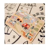 Tooky Toys Medinė dėlionė Tooky Toy, 6 transporto priemonės