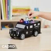 Vaikiška taupyklė–seifas policijos automobilio formos su kodu