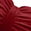 Veliūrinė dekoratyvinė pagalvė „Bow“ 30×50 cm, Burgundy