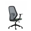 Žalia ergonominė biuro kėdė su tinkleliu