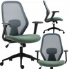 Žalia ergonominė biuro kėdė su tinkleliu