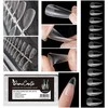 Deni Carte Tipsy Flexible Almond - transparent tips 120szt.