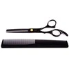 Fox Juodas Rose Professional thinning 6.0" in a case