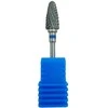 Blue Carbide cone cutter - nail manicure cutter, mėlynas colour