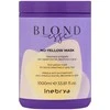 Inebrya Blondesse No Geltona Mask geltonus tonus neutralizuojanti plaukų kaukė, 1000 ml