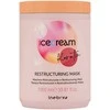 Inebrya Ice Kreminis Keratin atkuriamoji plaukų kaukė su keratinu, 1000 ml