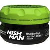 Nishman M2 Matte Clay WAX Keratin Pomade 100ml