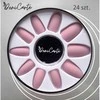 Deni Carte Matt Nail Tips - False Nails, 24 pieces - Rožinė Nude | Rožinė Cielisty