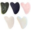 Gua Sha Stone for Face Massage Many Colours - Žalias