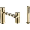 3 dalių vonios maišytuvas Laveo Tores, Brushed Gold