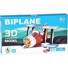 3D kartoninė dėlionė – lėktuvas "Biplane", 62 d.