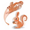3D kartoninė dėlionė – voverė, 35 d.