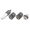 4 dalių laistymo priedų rinkinys 1/2" žarnoms Bradas Baltas LINE SOFT