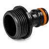 Adapteris su išoriniu sriegiu 1/2" Bradas Juodas LINE