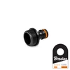 Adapteris su išoriniu sriegiu 3/4" Bradas Juodas LINE