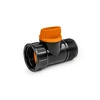 Adapteris su vožtuvu 3/4" Bradas Juodas LINE