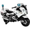 Akumuliatorinis motociklas vaikams BMW R1200 Police, baltas