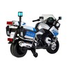 Akumuliatorinis motociklas vaikams BMW R1200 Police, sidabrinis