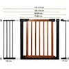 Apsauginiai varteliai SafeLockPro Wood, iki 110-117 cm, juoda/ruda