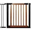Apsauginiai varteliai SafeLockPro Wood, iki 90-96 cm, juoda/ruda