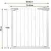 Apsauginis barjeras Springos SG0001C 83-92cm