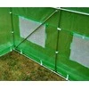 Arkinis šiltnamis su orlaidėmis 3x4.5 (13.5m2), dvigubos durys, žalias
