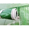 Arkinis šiltnamis su orlaidėmis 3x8 (24m2), dvigubos durys, žalias