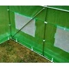 Arkinis šiltnamis su orlaidėmis 4x6 (24m2), dvigubos durys, žalias