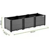 Augalų dėžė GROW BOX PLUS L, 123x41x45 cm