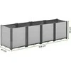 Augalų dėžė GROW BOX PLUS XL, 164x41x45 cm