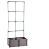 Augalų dėžė su atrama GROW FLAT SET, 84x42x180 cm