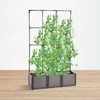 Augalų dėžė su atrama GROW FLAT SET L, 126x42x180 cm