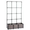 Augalų dėžė su atrama GROW FLAT SET L, 126x42x180 cm