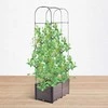 Augalų dėžė su atrama GROW ROUND SET, 84x42x180 cm