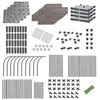 Augalų dėžė su atrama GROW ROUND SET L, 168x42x180 cm