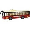 Autobusas su garsais ir šviesom, raudonas