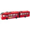 Autobusas su šviesos ir garso efektais, 1:16, raudonas