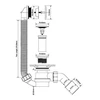 Automatinis vonios sifonas McAlpine "Click-Clack"