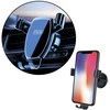 Automobilinis telefono laikiklis, juodas