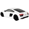 Automobilis Audi R8 su nuotolinio valdymo pultu, baltas