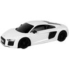 Automobilis Audi R8 su nuotolinio valdymo pultu, baltas