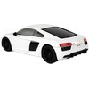 Automobilis Audi R8 su nuotolinio valdymo pultu, baltas