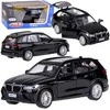 Automobilis BMW X5M su garso ir šviesos efektais, juodas