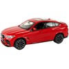Automobilis BMW X6 M su nuotolinio valdymo pultu, raudonas