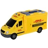 Automobilis DHL su garsais ir šviesom, geltonas