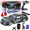 Automobilis Drift Car RC su priedais, 30 km/h, 1:16, juodas/žalias