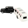 Automobilis Jeep su kempingo priekaba