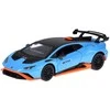 Automobilis Lamborghini Huracan STO su garso ir šviesos efektais, mėlynas