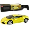 Automobilis Lamborghini Huracan su nuotolinio valdymo pultu, geltonas