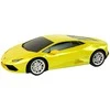 Automobilis Lamborghini Huracan su nuotolinio valdymo pultu, geltonas